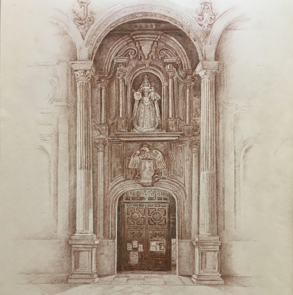 Dibujo Iglesia Santo Domingoç
