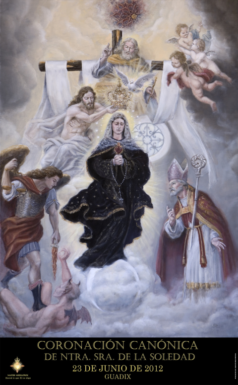 Cartel Coronacion Virgen Soledad Guadix
