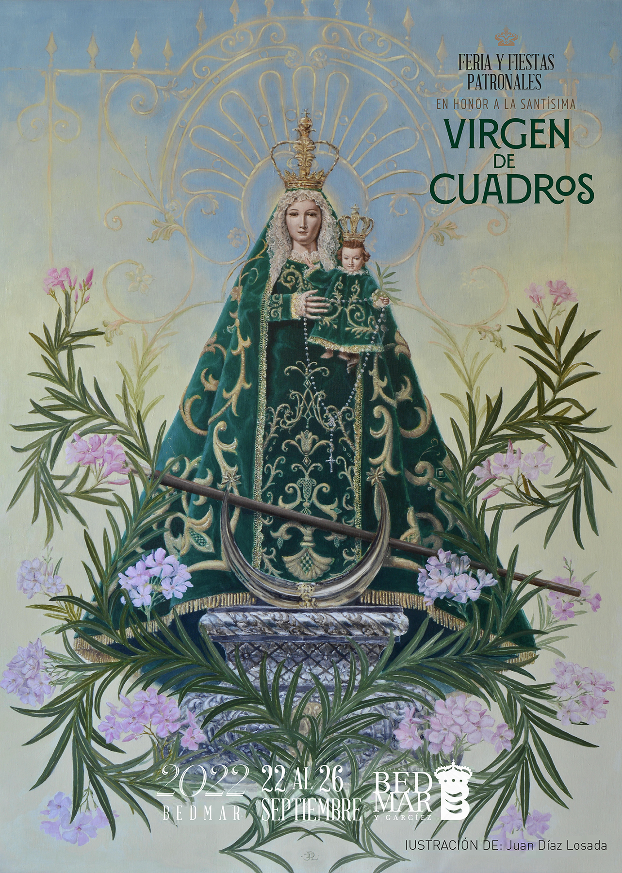 Cartel Virgen de Cuadros retocado low