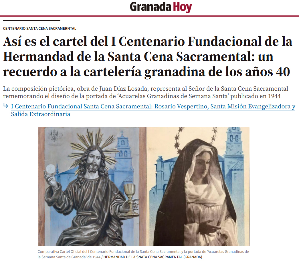 Granada Hoy Cartel centenario